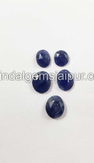 Blue Sapphire Rose Cut Slices